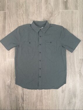 Orvis Men’s Button Down Shirt M Sage Green Performance Lightweight NWT 23x29